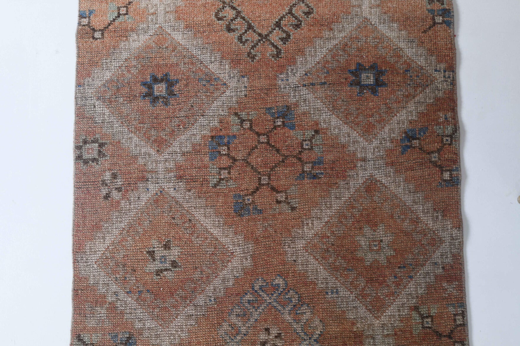 Heirloom Brown Semi-Antique Runner Rug