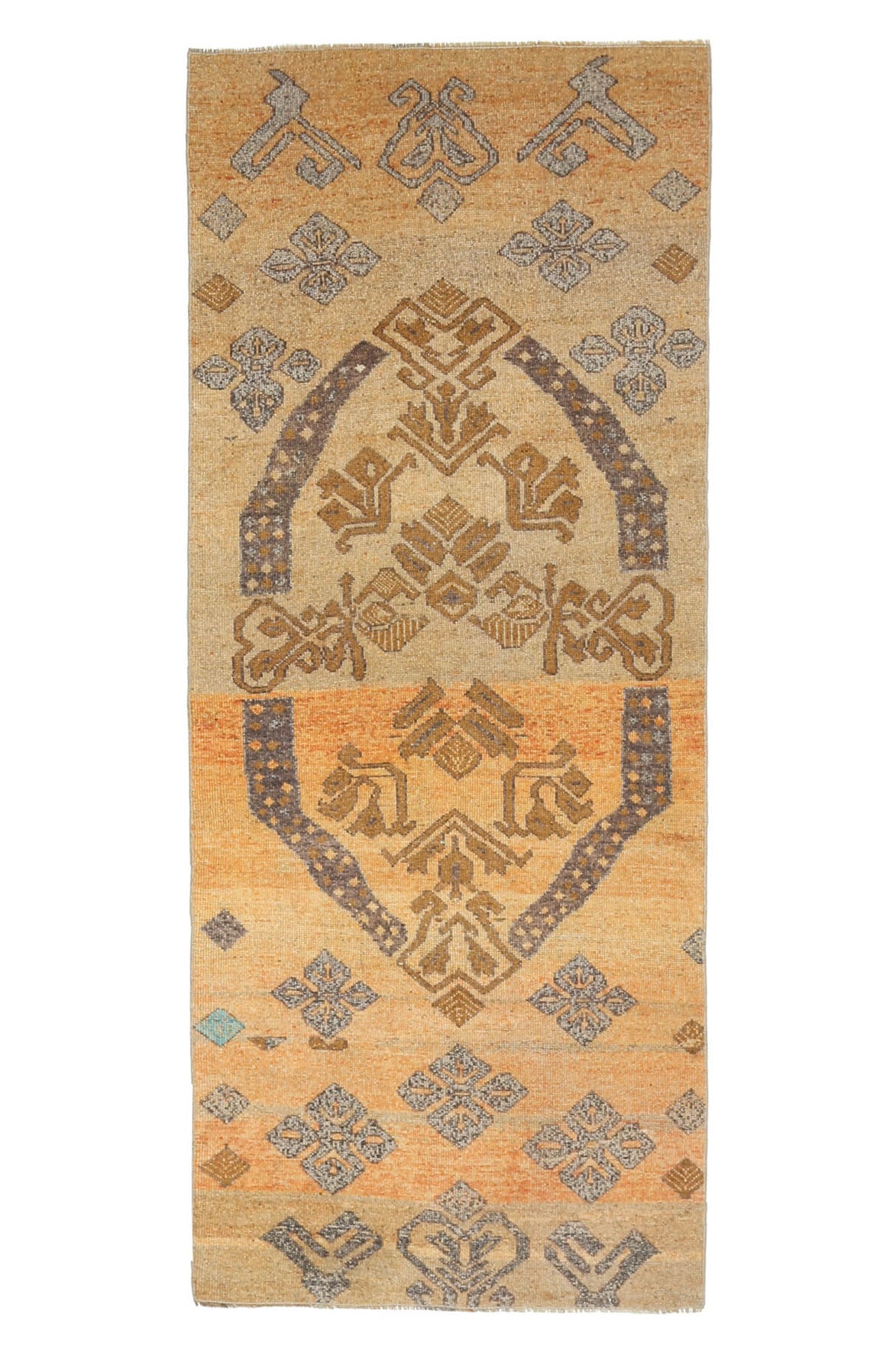 1960&prime;s Vintage Oushak Runner Rug