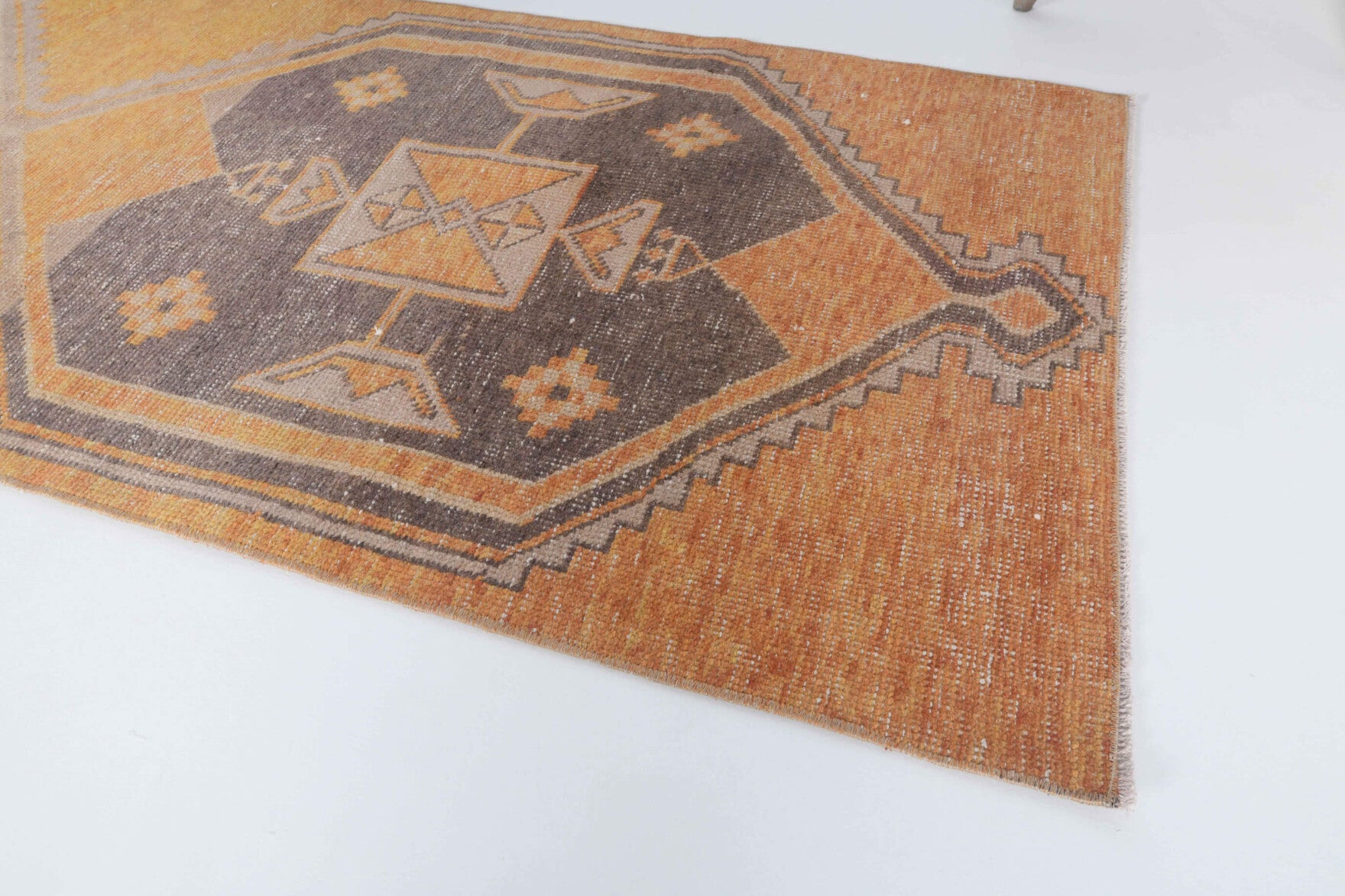 Vintage Oushak Runner Rug