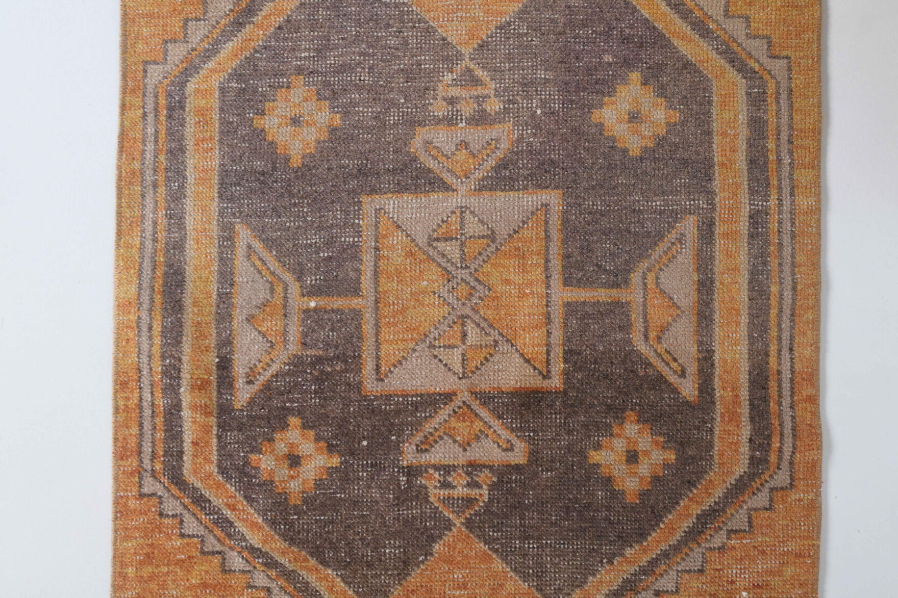 Vintage Oushak Runner Rug