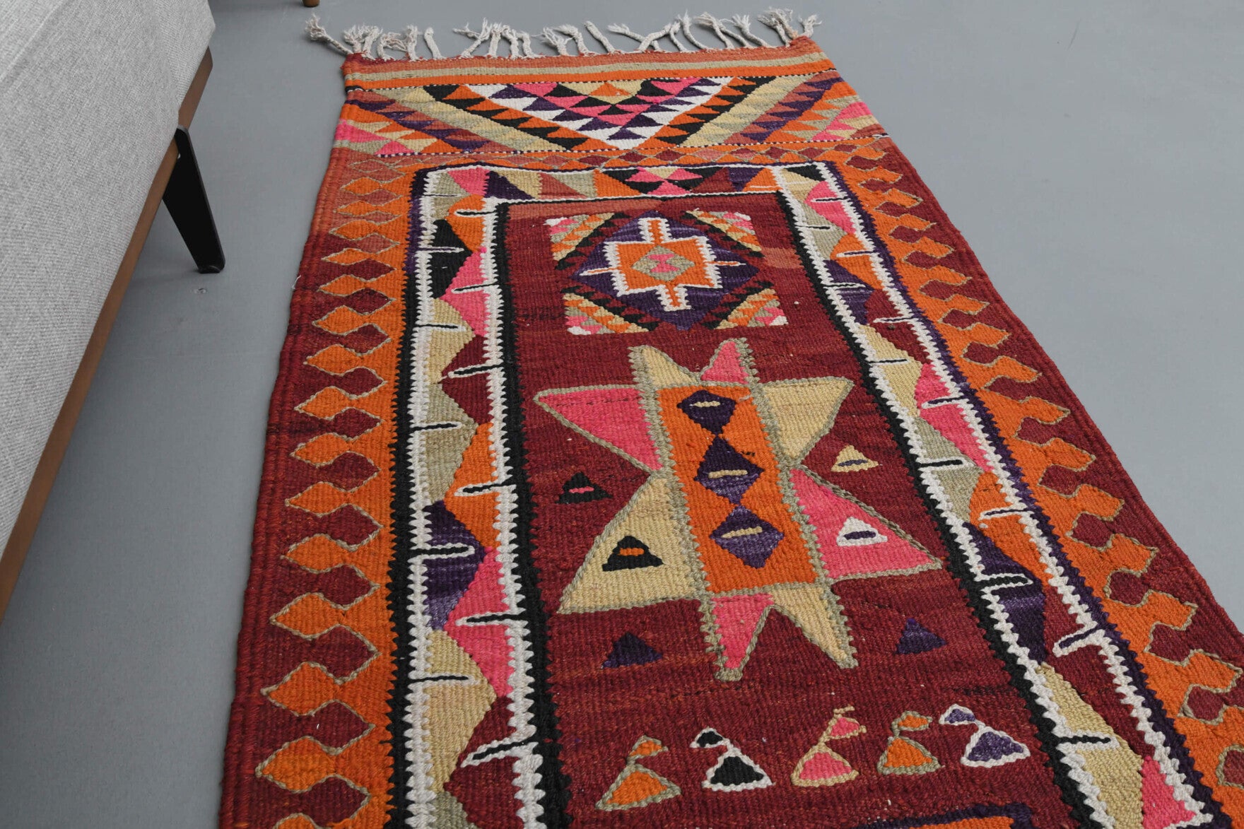 Tasseled Vintage Runner Rug