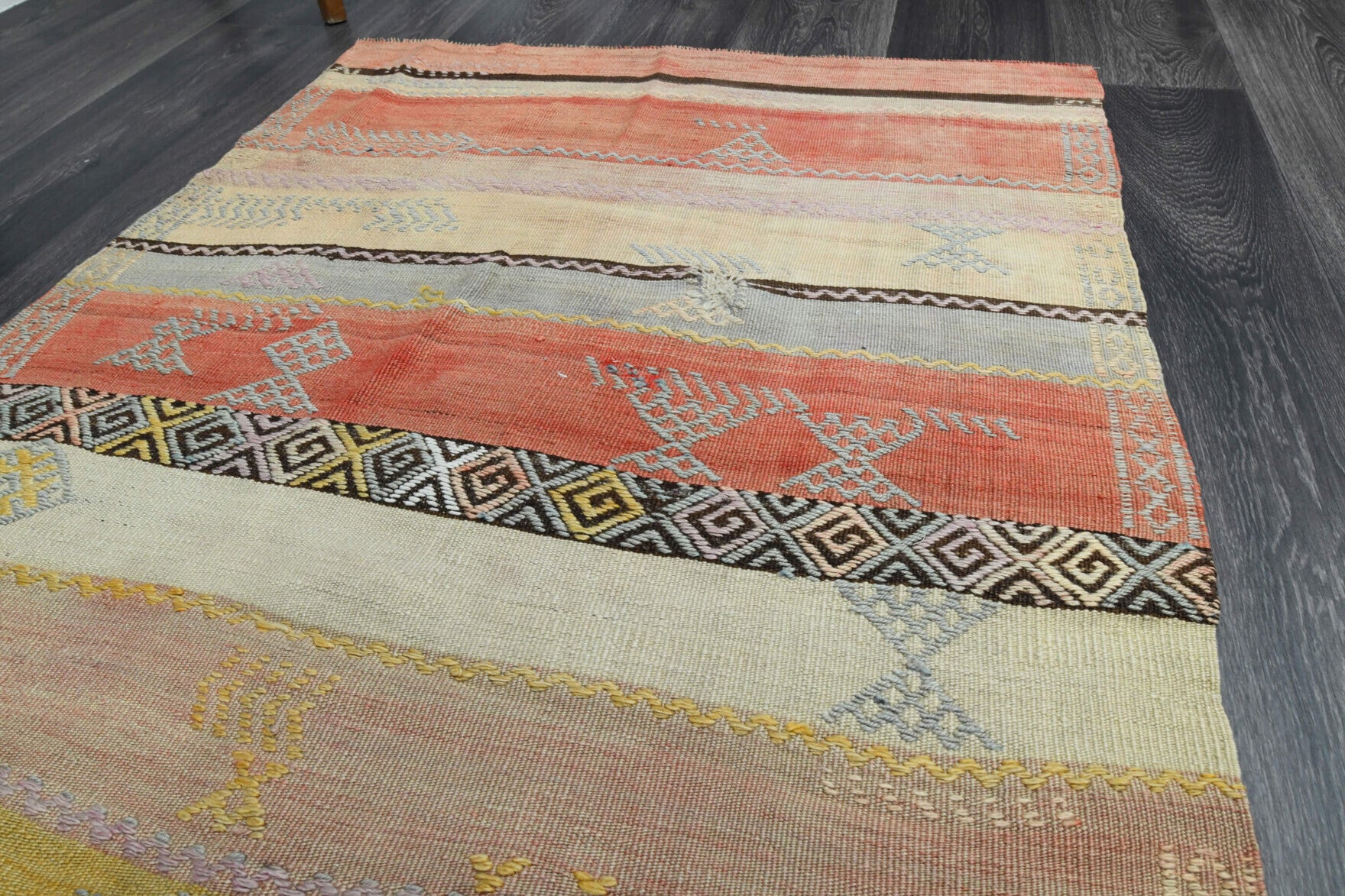 99x167 cm vintage Anatolian kilim rug – Dutsu, flatweave, wool
