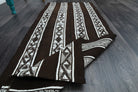 Vintage Black Small Kilim Rug