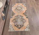 Vintage Small Oriental Oushak Rug