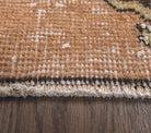 Vintage Small Oriental Oushak Rug