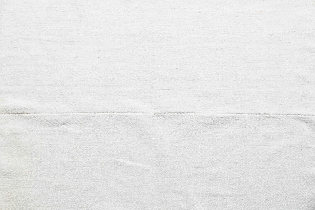 Vintage White Kilim Rug