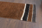 Flatweave Vintage Brown Runner