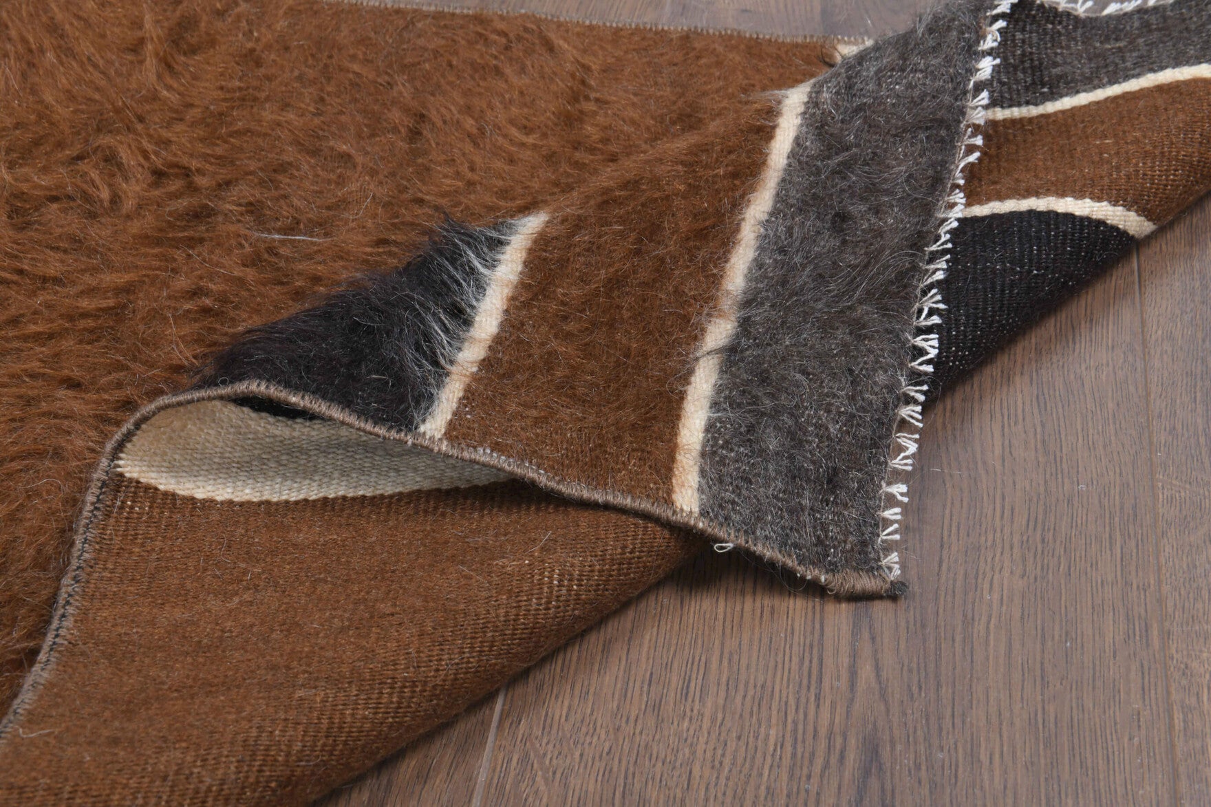 Flatweave Vintage Brown Runner