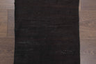Vintage Flatweave Brown Runner Rug