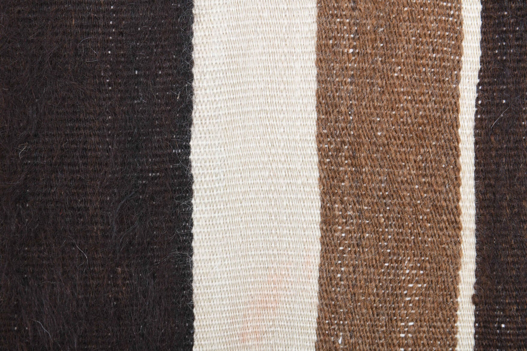 Vintage Flatweave Brown Runner Rug