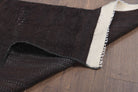 Vintage Flatweave Brown Runner Rug