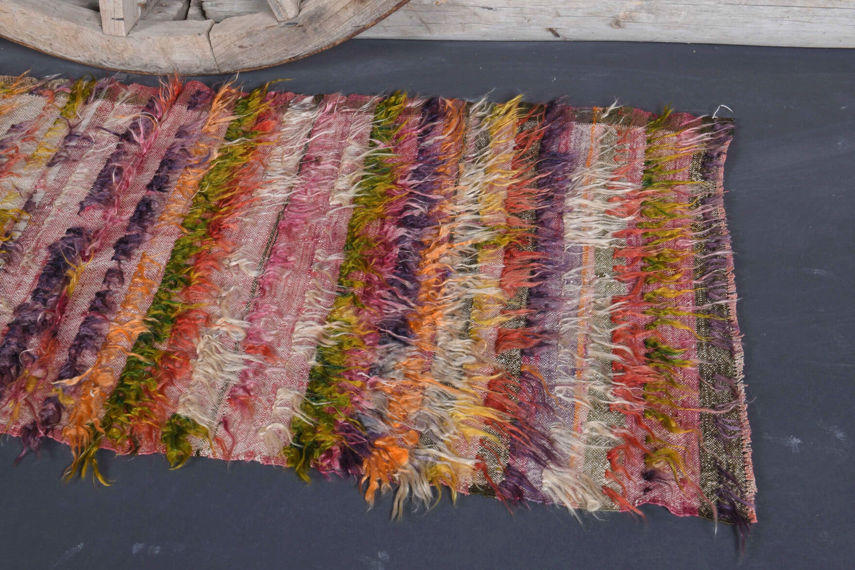 Colorful Vintage Kilim Small Rug