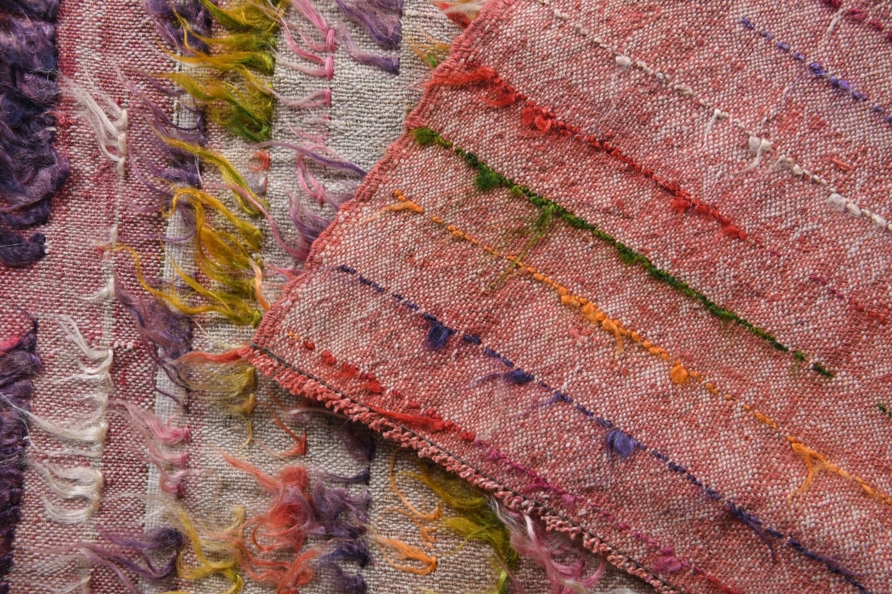Colorful Vintage Kilim Small Rug