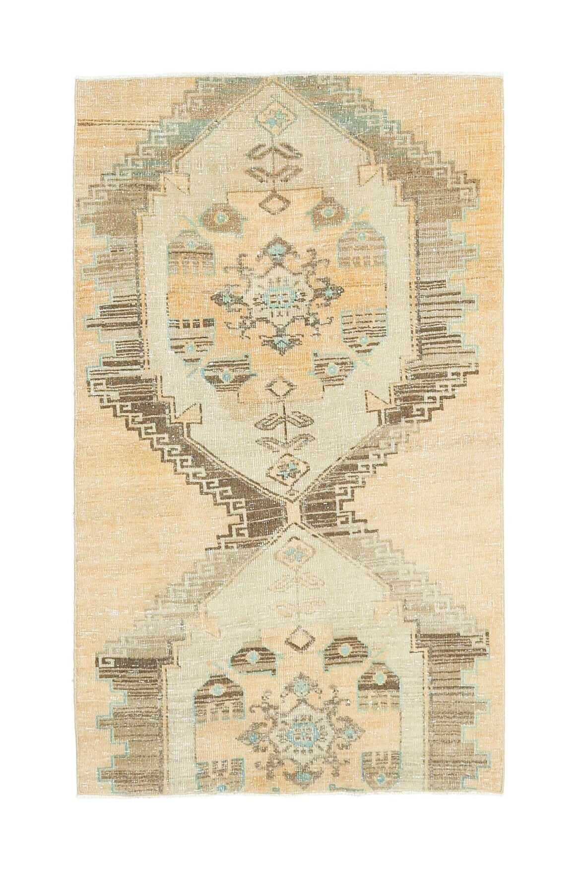 Vintage Oushak Small Rug
