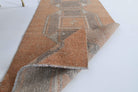 Faded Red Vintage Oushak Small Rug