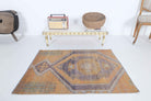 Vintage Oushak Small Rug