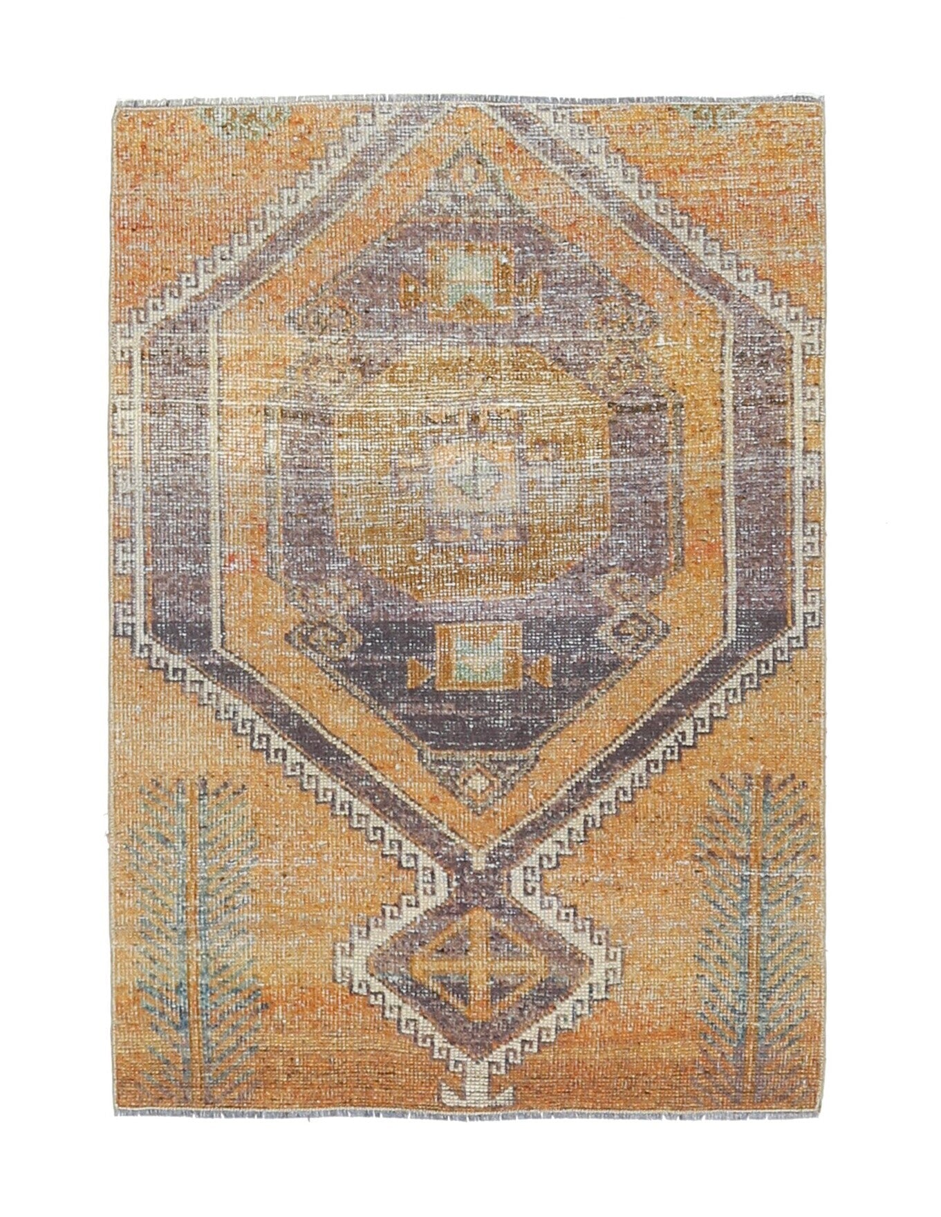 Vintage Oushak Small Rug