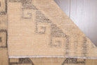 Vintage Oushak Tribal Throw Rug