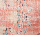 Vintage Oushak Faded Red Rug