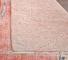 Vintage Oushak Faded Red Rug