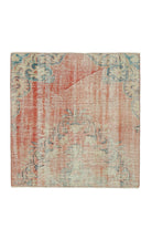 Vintage Oushak Square Small Rug