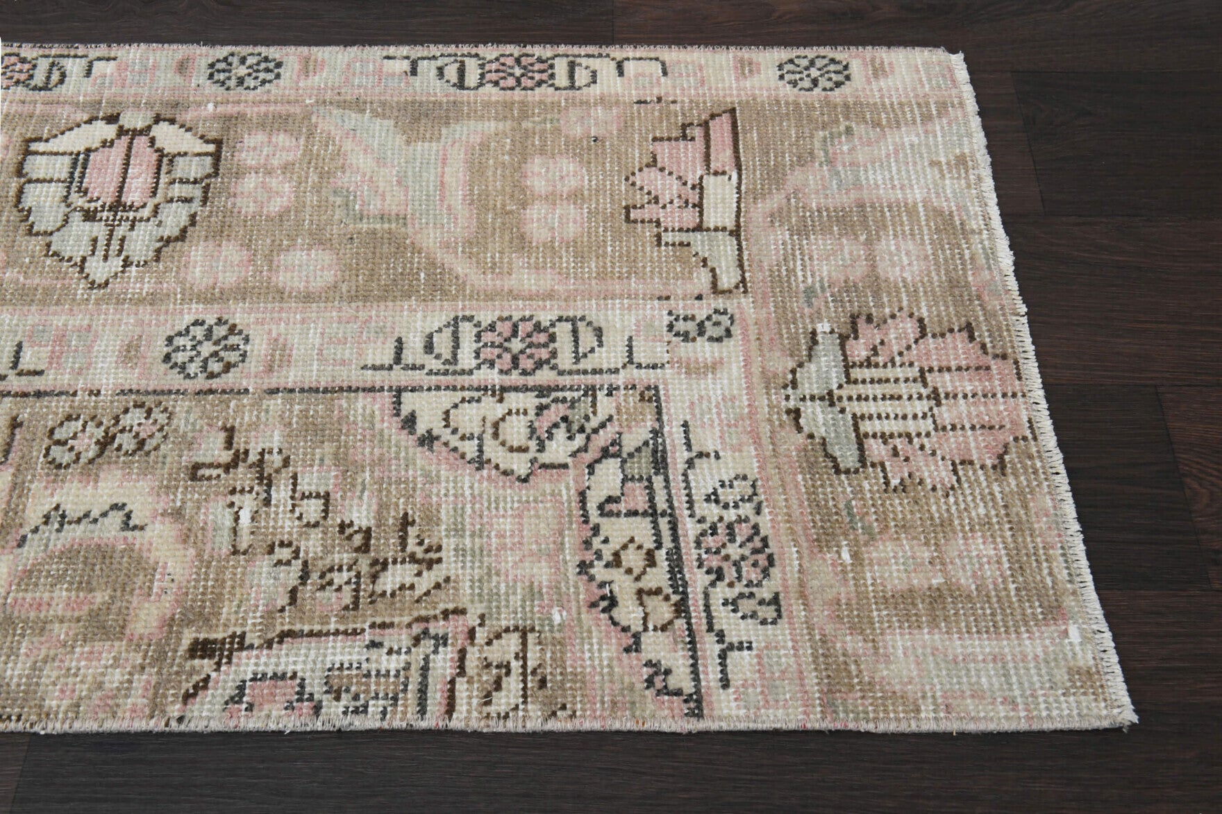 Vintage Oushak Small Rug