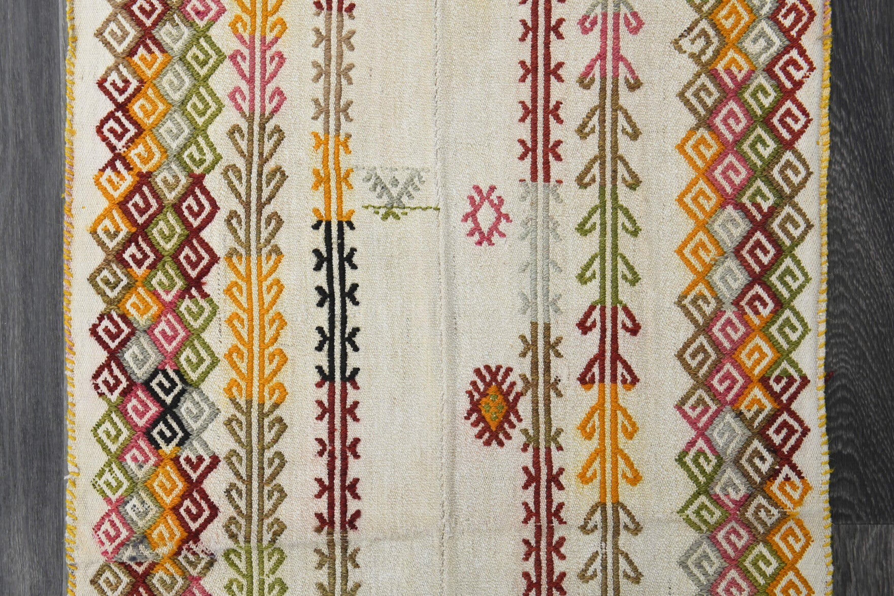 White Royal Kilim Runner