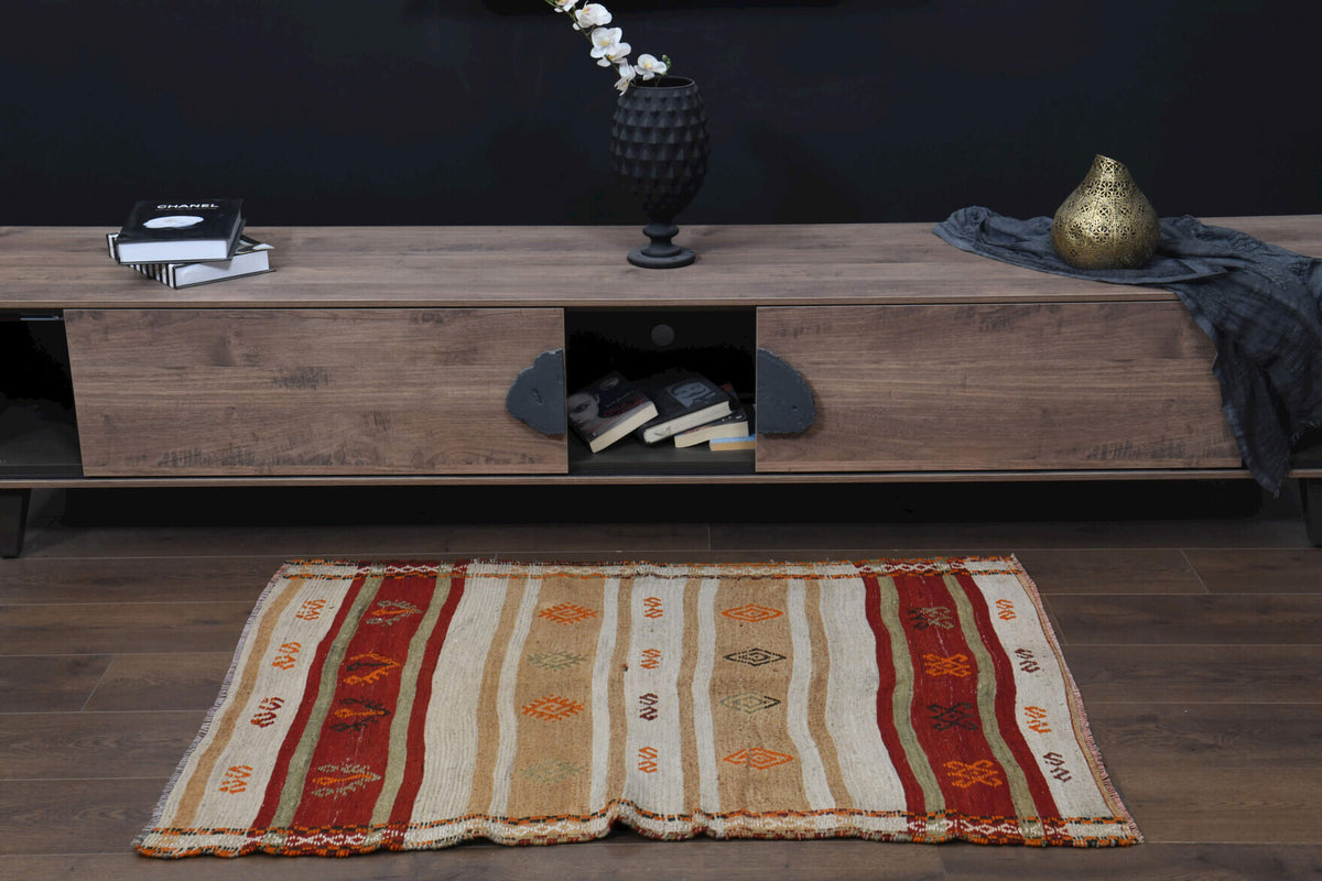 Vintage Handmade Kilim Rug