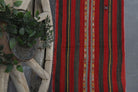 Handwoven flatweave wool runner from Anatolia, Turkey – Vintage Striped Flatweave Runner 2'4" x 6'7"