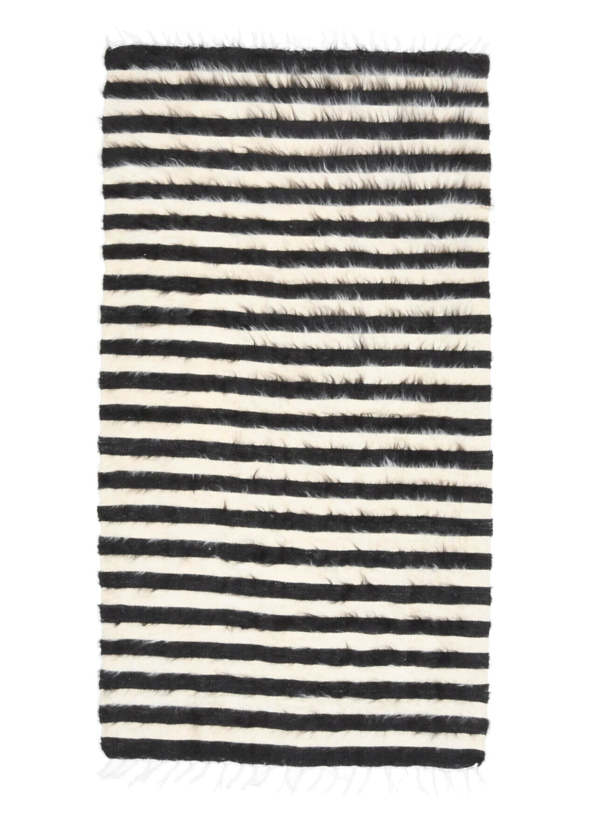 Black White - Vintage Small Kilim Rug