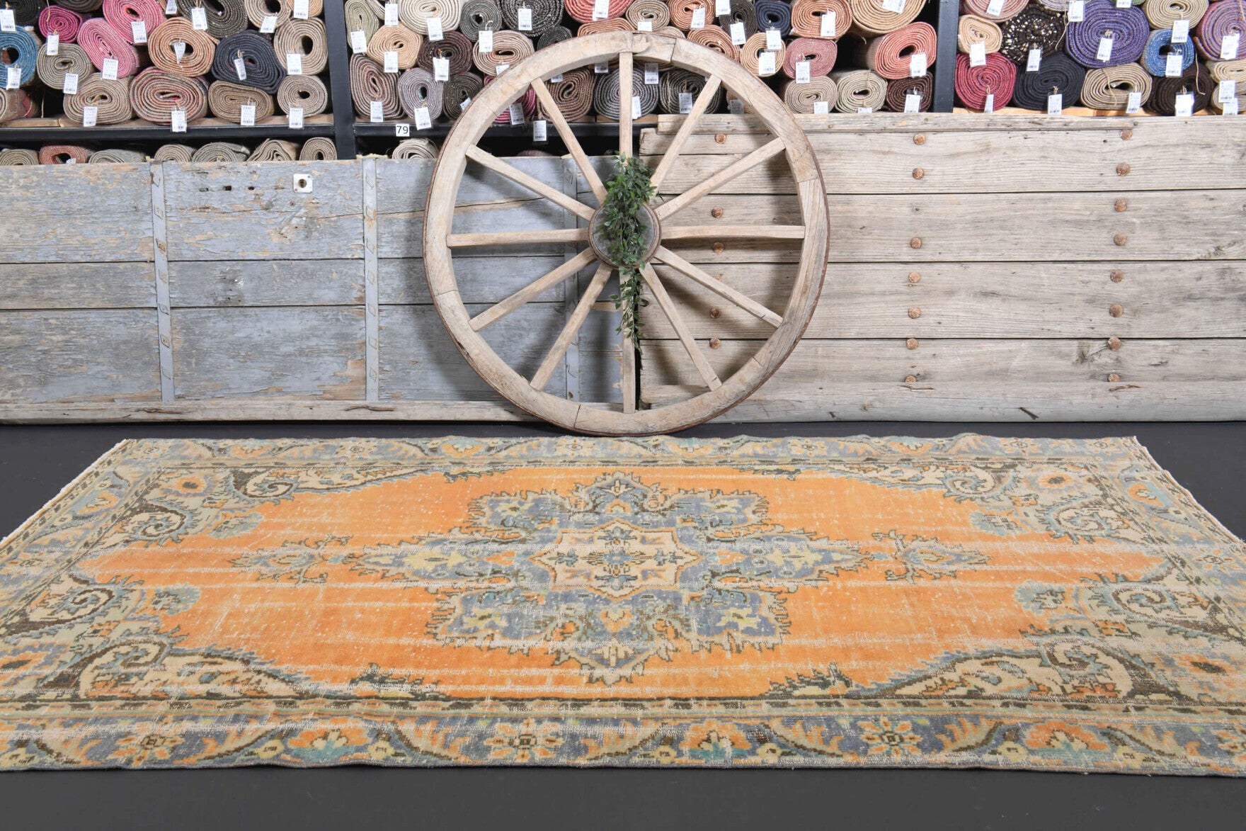 Oriental Vintage Area Anatolian Rug