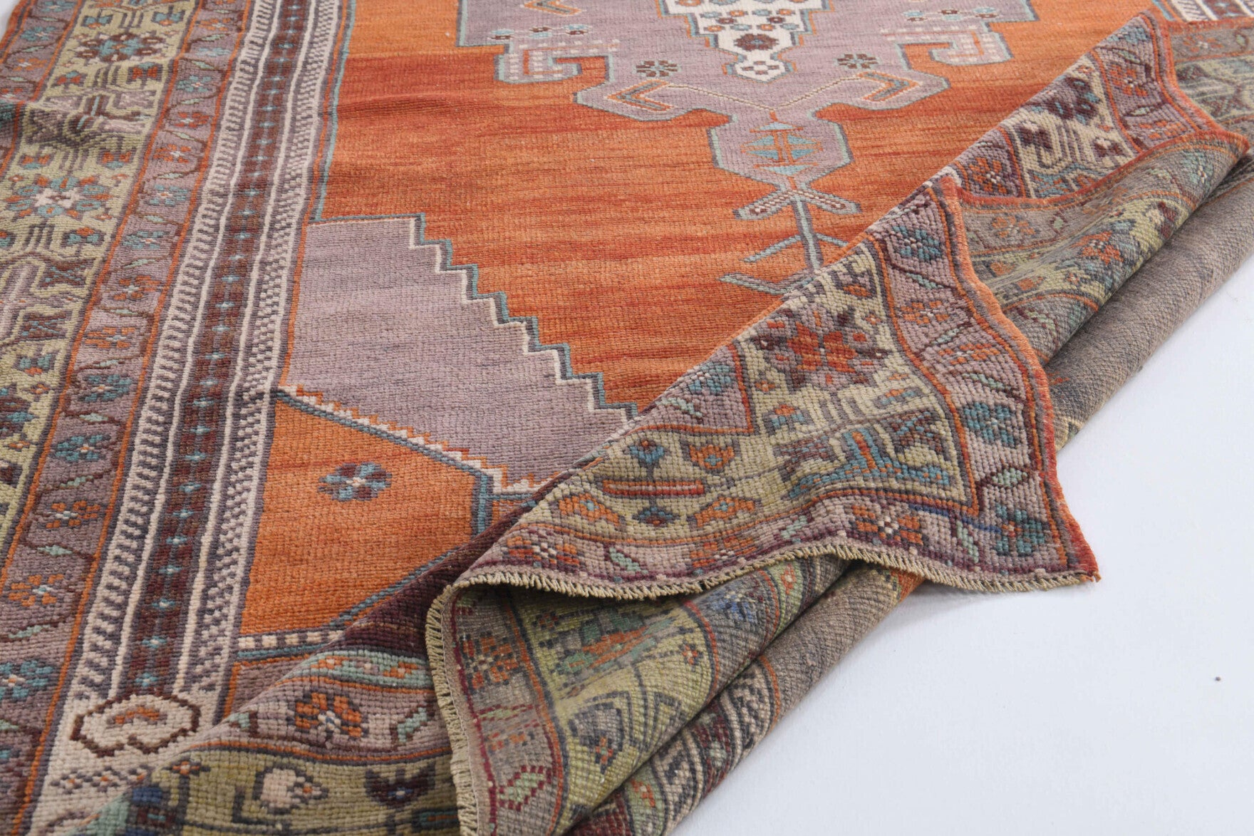 Vintage Taspinar Anatolian Wide Runner Rug