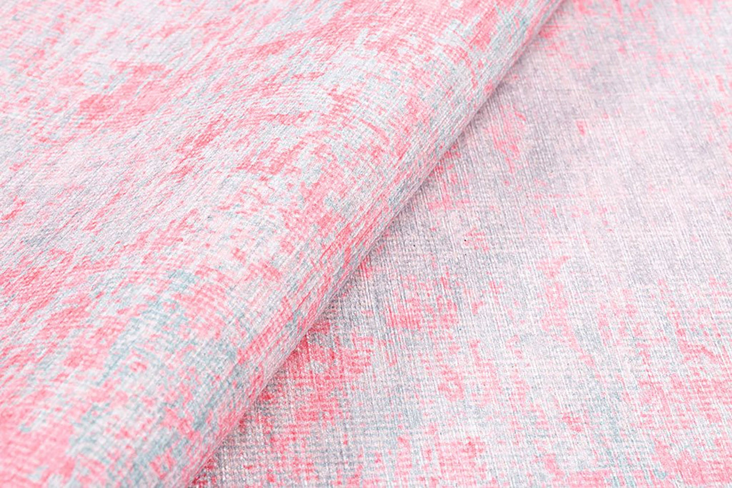 Rossa Abstract Pink Gray Rug