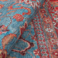 Zara Rug Persian Teal Red Rug Floral Rug