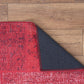 Kaya Turkish Distressed Vintage Red Rug - famerugs