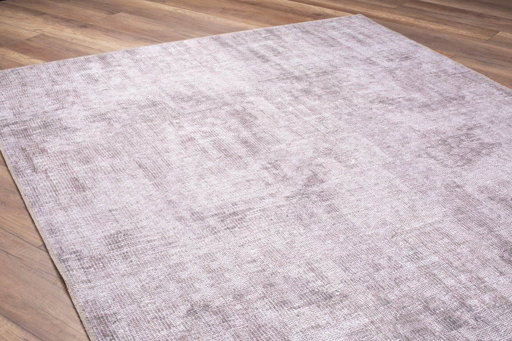 Gabba Faded Muted Blush Pink & Beige Distressed Rug - famerugs