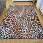 Pars Leopard Leather Pattern Modern Rug