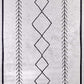 Hidaya Moroccan Kilim White Pearl Rug - famerugs