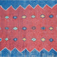 Elma Turkish Kilim Flatweave Red Blue Rug - famerugs