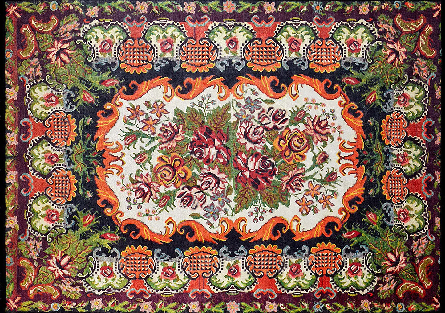 Kiara Karabagh Turkish Azerbaijani Floral Rug
