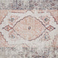 2x3 Turkish Rug, Small Area Rugs 3x5 4x6 Beige Orange Distressed Medallion Traditional Vintage Tapis Kitchen Bathroom Bedroom Entryway Entry - famerugs