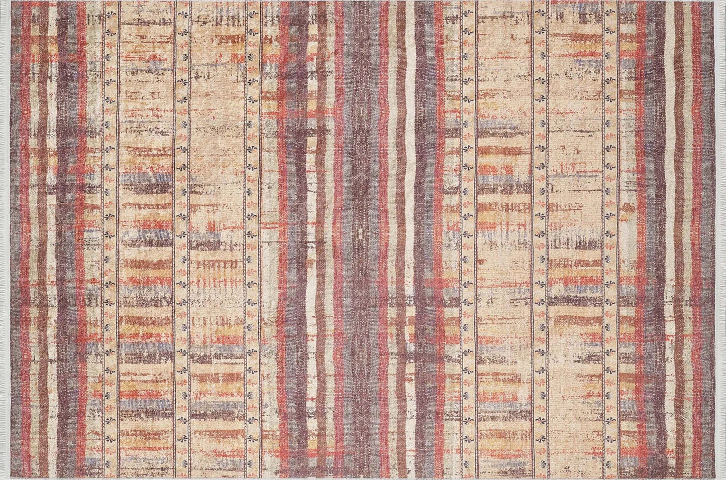 2x3 Turkish Rug, Bohemian Striped Rugs, Farmhouse Decor, Small Rugs 3x5 4x6 Home Decor Rugs for Kitchen Bathroom Bedside Entryway Laundry - famerugs