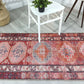 Osa Runner Turkish Coral Red Pink Runner Rug