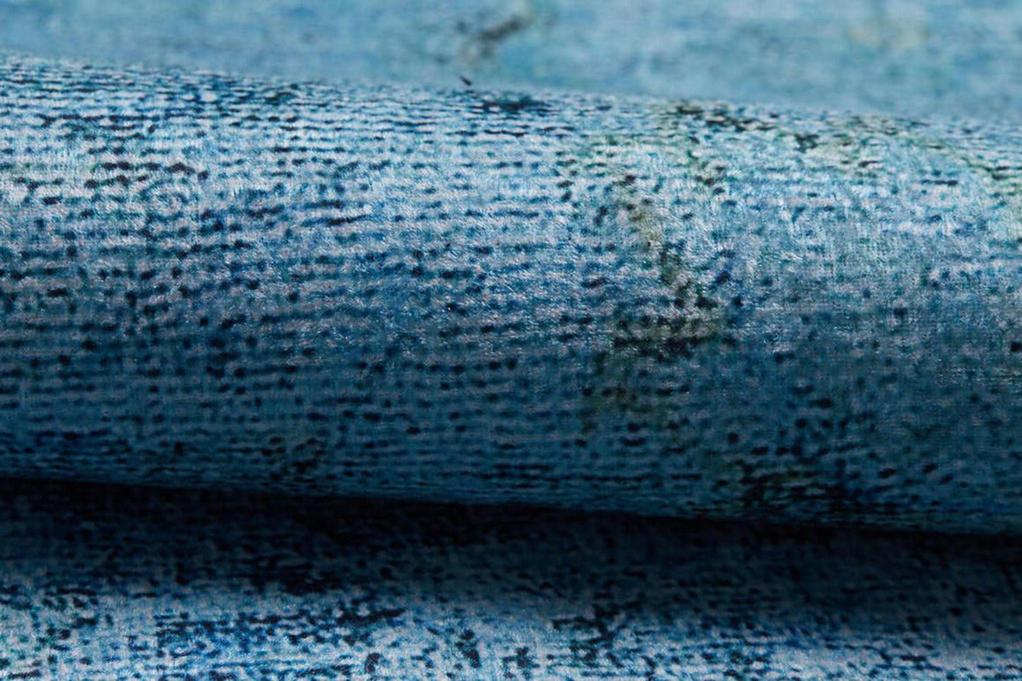 Emma Turkish Light Blue Oushak Rug - famerugs